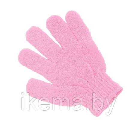 Мочалка-перчатка, цвет Розовый (QH-0912), фото 2