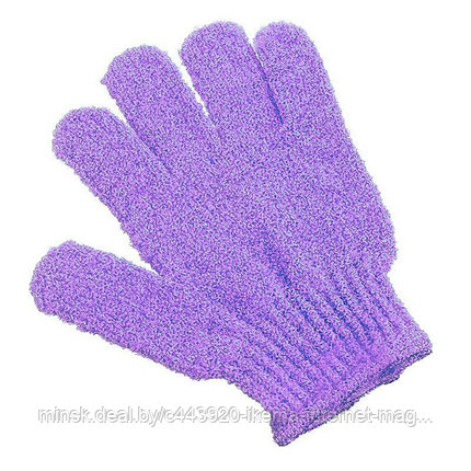 Мочалка-перчатка, цвет Фиолетовый (QH-0912), фото 2