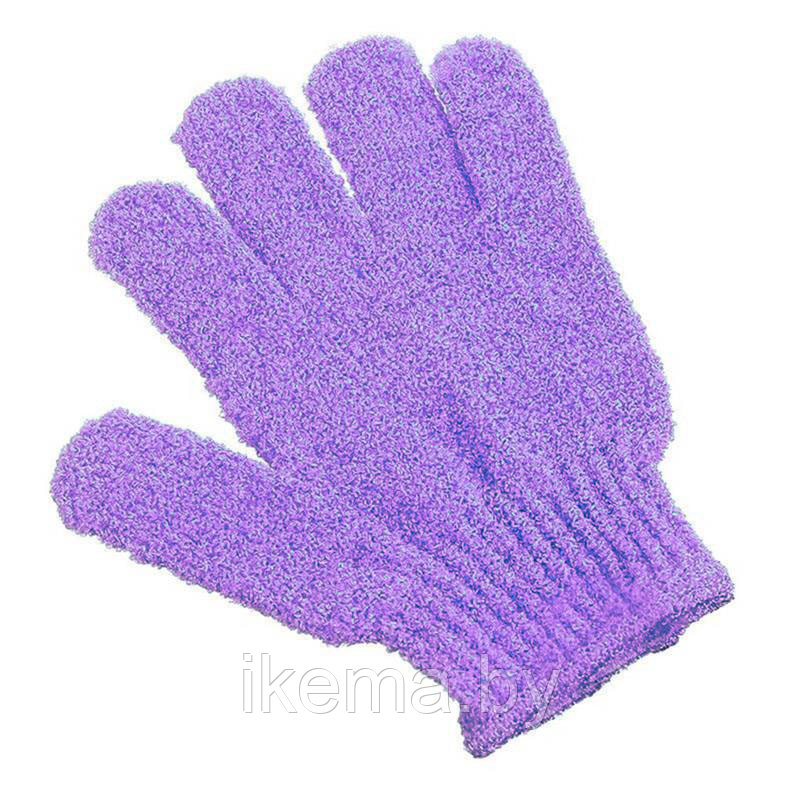 Мочалка-перчатка, цвет Фиолетовый (QH-0912) - фото 1 - id-p187616187