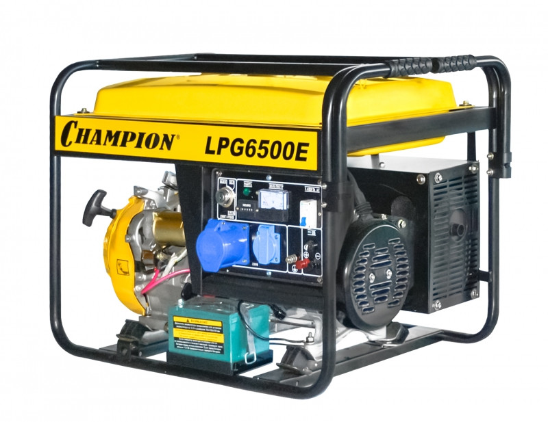 Бензиновый/Газовый генератор Champion LPG6500E - фото 1 - id-p187611274
