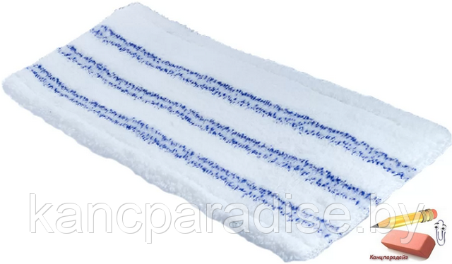 Насадка для плоской швабры Росмоп, 40х11 см., с полосами скольжения, микроволокно, арт.NMMA-40-01