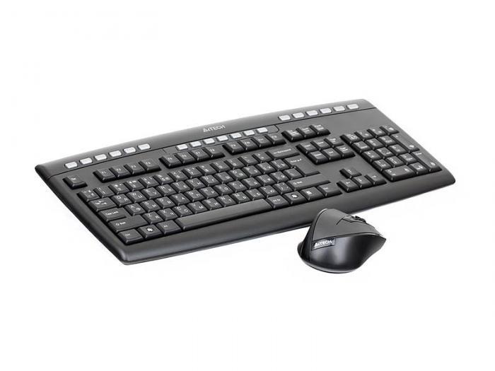 Набор беспроводная клавиатура и мышь A4Tech 9200F USB - фото 1 - id-p185968268