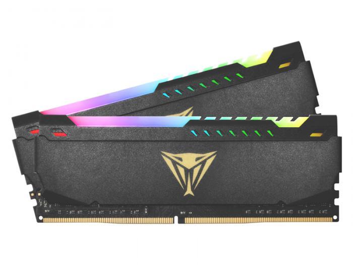 Модуль памяти Patriot Memory Viper Steel RGB DDR4 DIMM 3200MHz PC4-25600 CL18 - 16Gb Kit (2x8Gb)