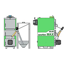 Котел SAKOVICH Pellet MAX 50кВт с ротационной пеллетной горелкой KIPI, фото 3