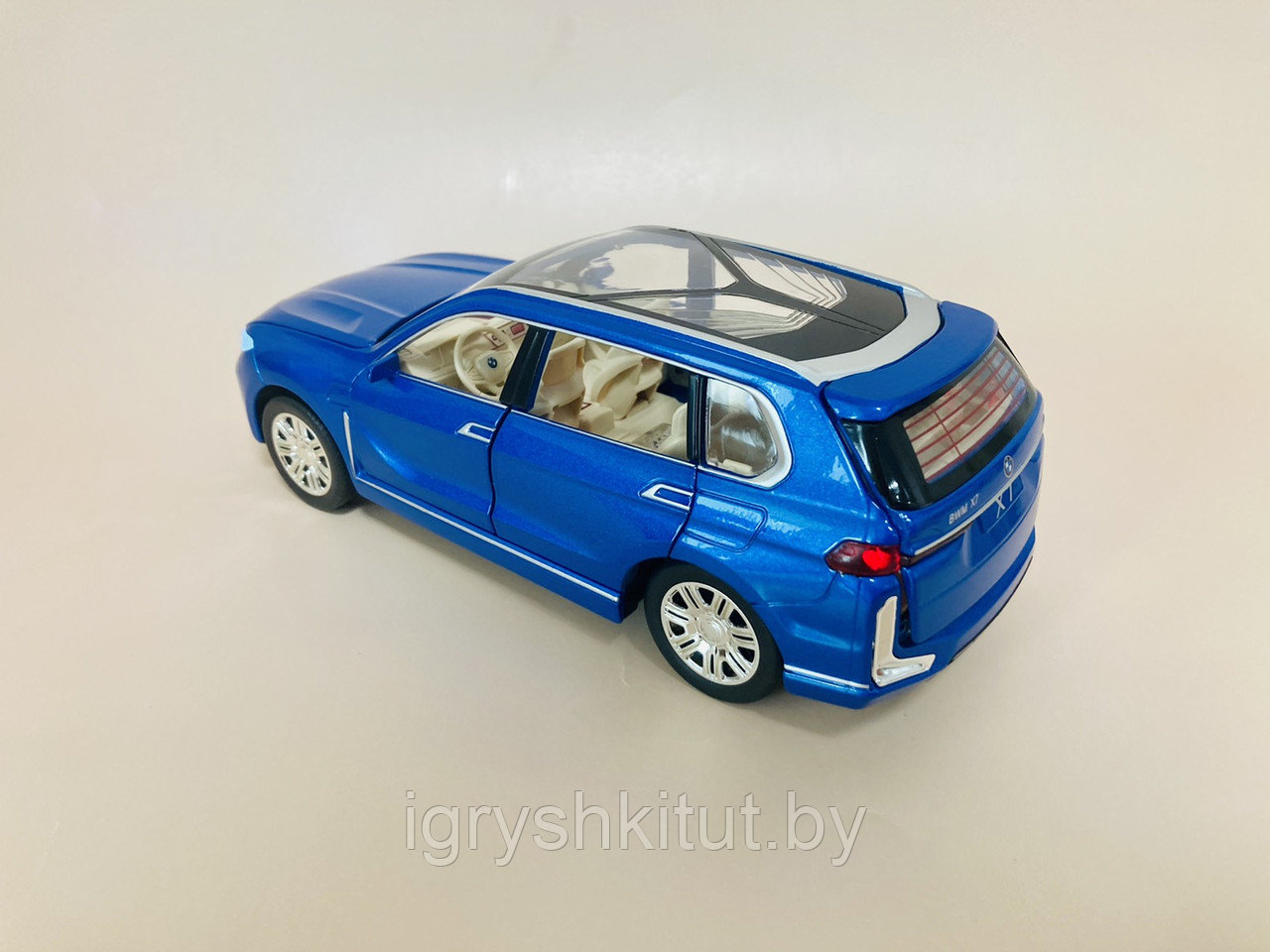 Инерционная металлическая машинка BMW X7 - фото 4 - id-p187621902