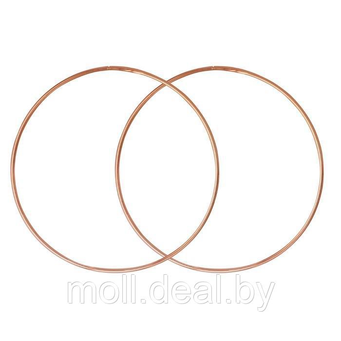 Серьги-кольца "Крупные", d=5,5см, позолота - фото 1 - id-p187477585