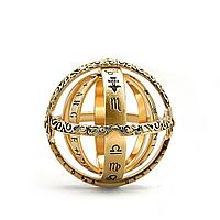 Кольцо-шар-подвеска Кольцо шар подвеска "Небесная сфера" цвет Золото