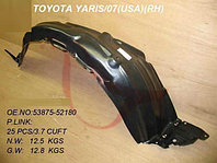 ПОДКРЫЛОК ПЕРЕДНИЙ (ПРАВЫЙ) Toyota Yaris II (Sedan) 2005-2012, USA type, PTY11225AR