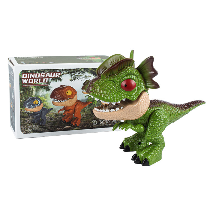 Набор настольный детский 5 в 1 "Динозавр" зелёный - фото 4 - id-p187622752