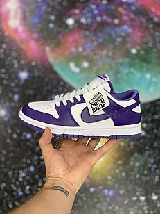 Кроссовки Nike SB Dunk White Violet Low