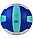 Мяч волейбольный №5 Jogel JV-100 синий/мятный, фото 4