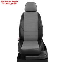 Авточехлы для Datsun Ondo с 2014-н.в. седан, спинка и сиденье единые, 5 подголовников (AIR-Bag передние