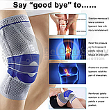 Активный бандаж для разгрузки и мышечной стабилизации коленного сустава Nesin Knee Support/Ортез-наколенник, фото 6