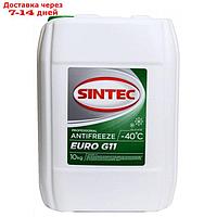 Антифриз Sintec "Euro", зеленый, G-11, 10 кг