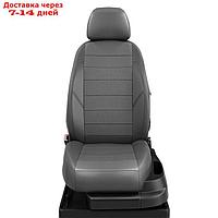 Авточехлы для УАЗ Hunter 2011-н.в. джип, спинка и сиденье 40/60, 2 передних подголовника. середина: экокожа