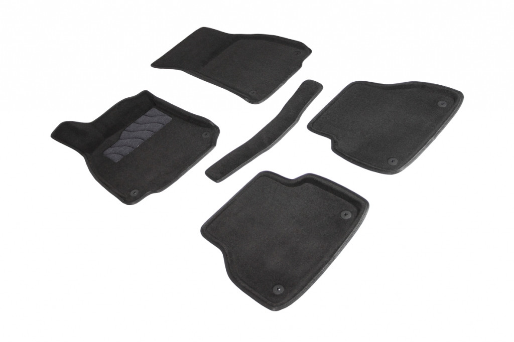 Коврики салона 3D ВОРС Audi A6 (C8) 2018- Черные