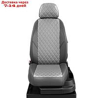 Авточехлы для Suzuki Sx4 с 2014-н.в. хэтчбек Задняя спинка 40/60, сиденье единое. Задний подлокотник (молния),