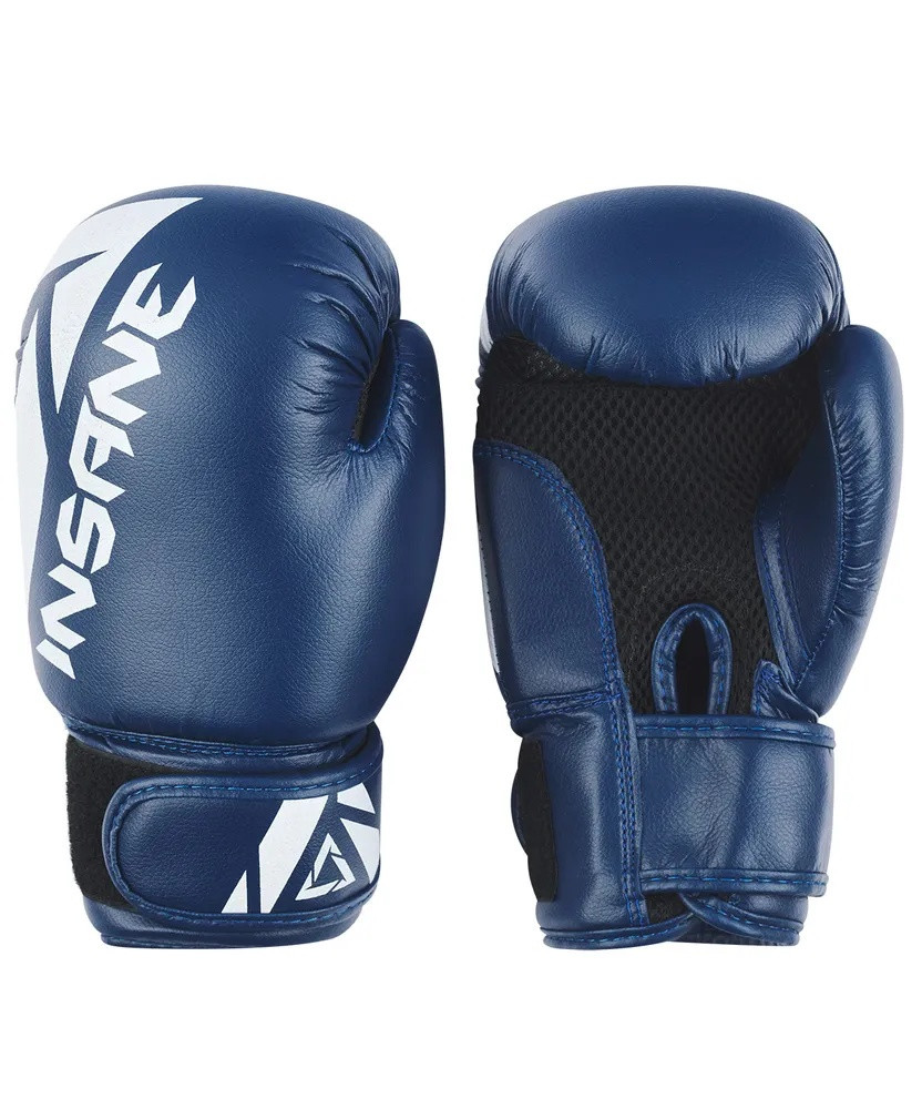 Перчатки боксерские INSANE MARS, ПУ, 8 унц., синий - фото 1 - id-p187642677