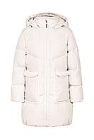Детская для девочек зимняя белая куртка Bell Bimbo 193008/1 молоко 104-56р.