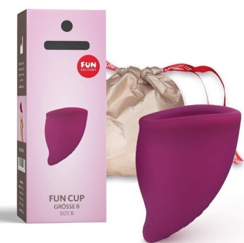 Менструальная чаша анотомической формы Fun Factory Fun Cup size B 30 мл - фото 1 - id-p187654410