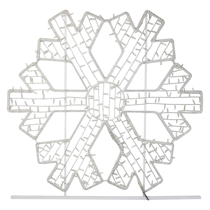 2D Световая фигура «Снежинка» 125х120 см