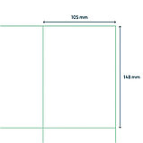 Самоклеящиеся этикетки универсальные "Rillprint", 105x148 мм, 100 листов, 4 шт, белый, фото 3