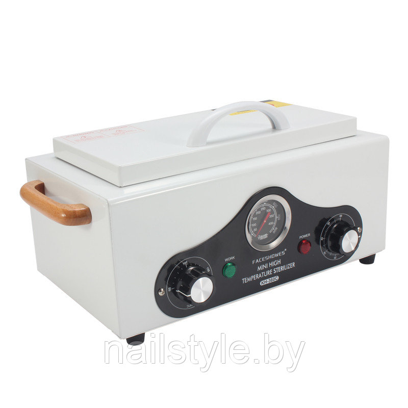 Высокотемпературный сухожаровой шкаф (стерилизатор) KH 360C для стерилизации инструментов с таймером, 500W. - фото 1 - id-p187657212