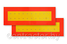 Знаки светоотражающие (длинномер) заднего борта (комплект) 200x560