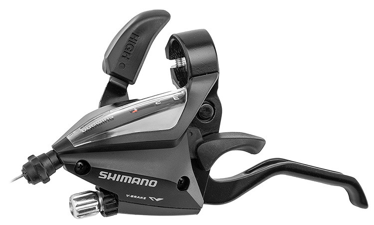 Шифтер/тормозная ручка Shimano Altus ST-EF500-L на 3 скорости - фото 1 - id-p187657493
