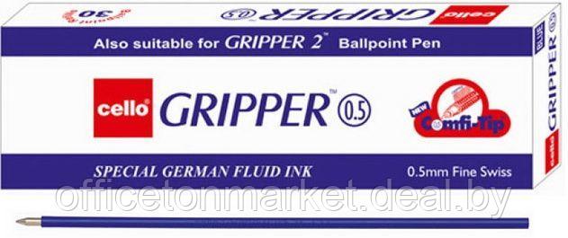 Стержень шариковый "Gripper", 0.5 мм, 140 мм, синий - фото 2 - id-p154419895