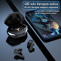 Беспроводные Bluetooth наушники с сенсорным управлением и шумоподавлением (белые), фото 2