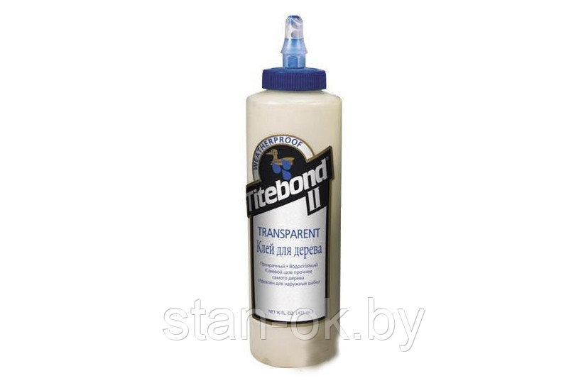 Клей Transparent II Premium Wood Glue 473 мл. TB1124