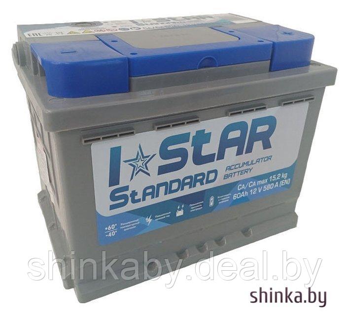 Автомобильный аккумулятор I-STAR 60 R+ (60 А·ч) - фото 1 - id-p187658613