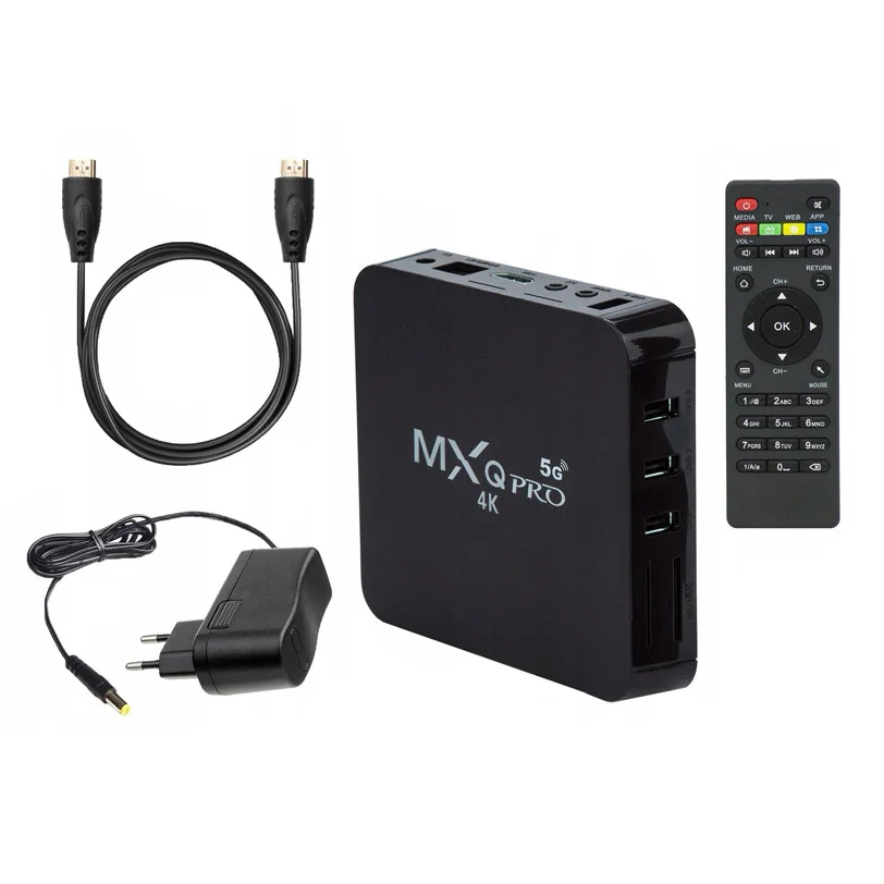 Смарт тв приставка MXQ PRO 4K Plus 5G - фото 4 - id-p187659755