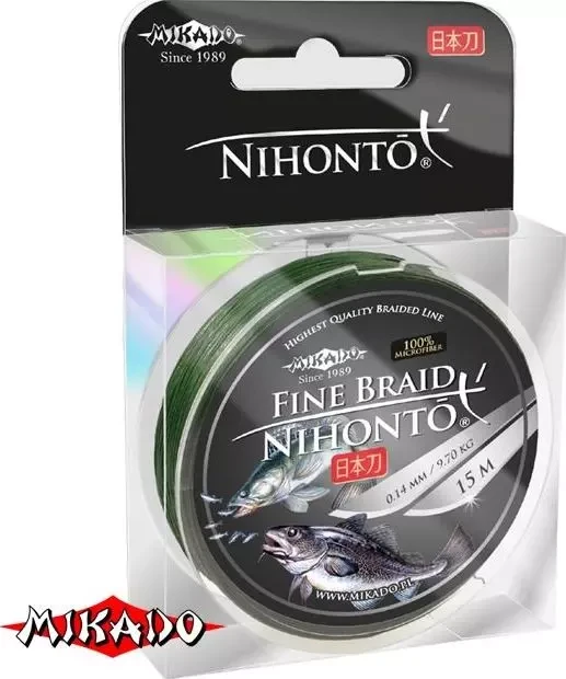 Плетенка Mikado NIHONTO FINE BRAID 100M / 045мм - фото 1 - id-p187662194