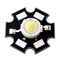 Светодиод для фонарика 3 Вт с радиатором