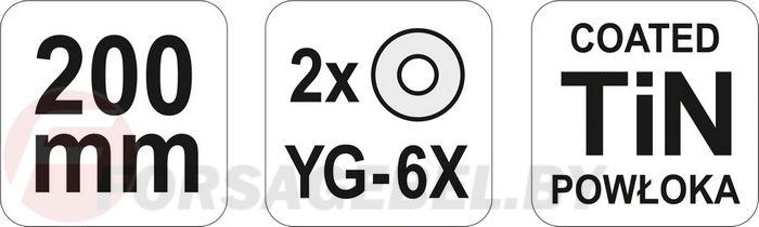 YT-37161 Кусачки для плитки 200мм, YATO - фото 2 - id-p187663245