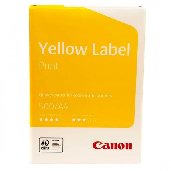 Бумага А4 Canon Yellow label Print, 80 г/м, 500 листов - фото 3 - id-p174131484