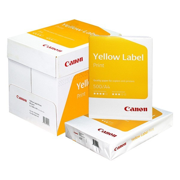 Бумага А4 Canon Yellow label Print, 80 г/м, 500 листов - фото 2 - id-p174131484