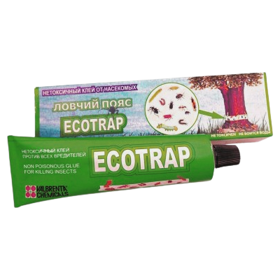 Ловчий пояс ECOTRAP, нетоксичный клей для отлова насекомых, 135 г - фото 1 - id-p184507691