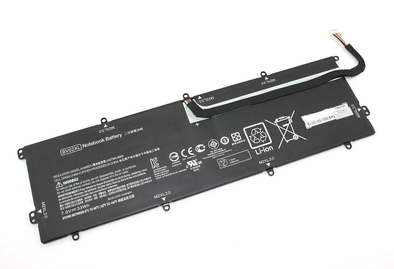 Аккумулятор (батарея) для ноутбука HP Envy X2 13-J (BV02XL), 7.6В 33Wh