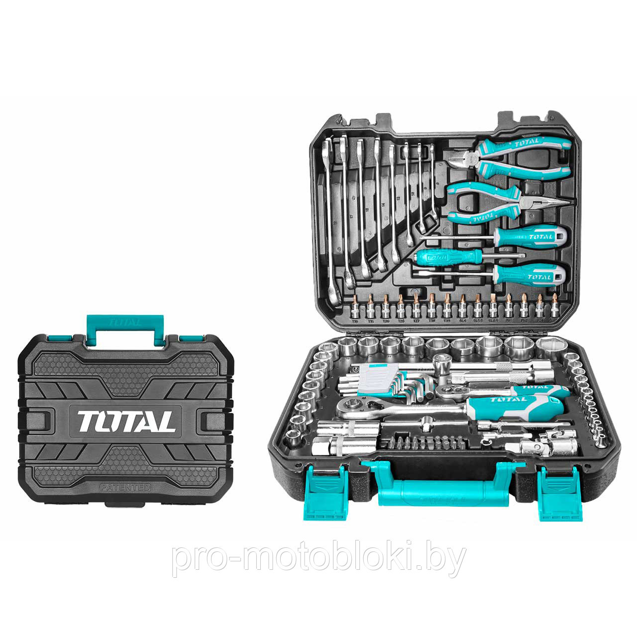 Набор инструментов TOTAL THKTHP21006 (100 предметов) - фото 2 - id-p187678381