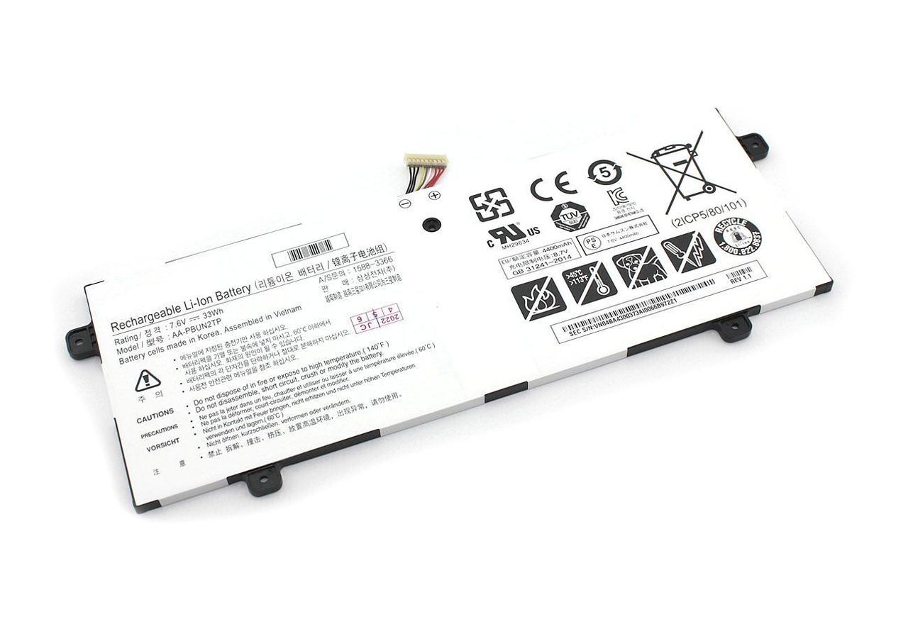 Аккумулятор (батарея) для ноутбука Samsung XE500C13 XE501C13 (AA-PBUN2TP), 7.6В 33Wh