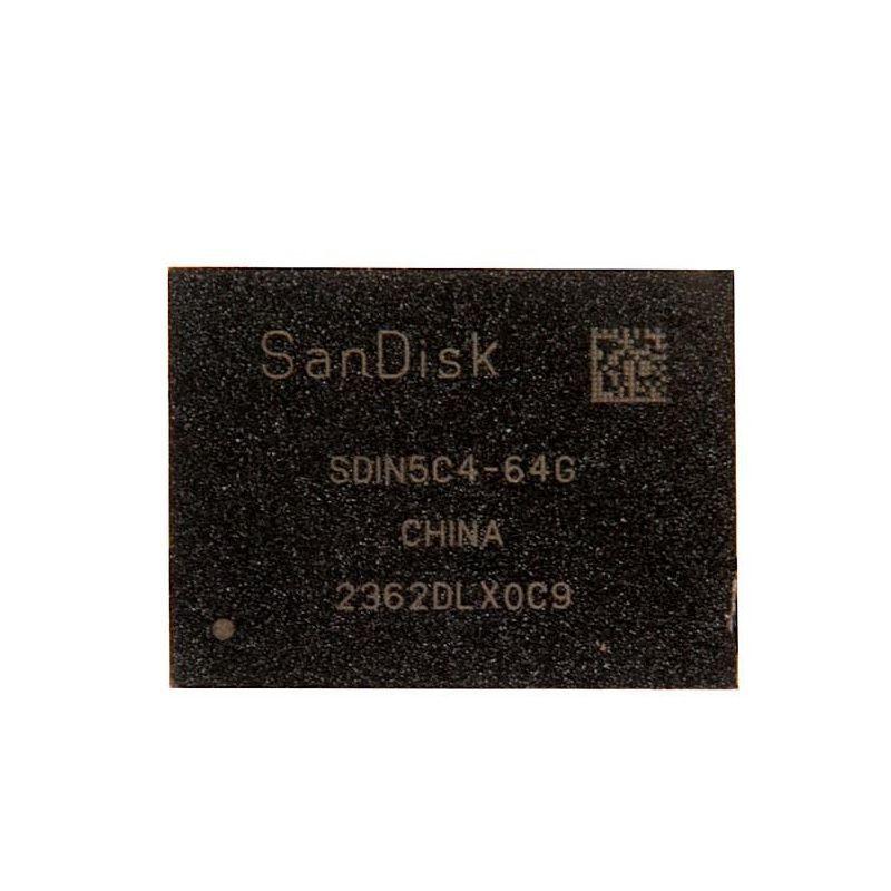 EMMC NAND FLASH SANDISK SDIN5C4-64GB с разбора нереболенная
