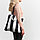 IKEA/ СКЮНКЕ  сумка, 45x36 см, в полоску/черный белый, фото 2