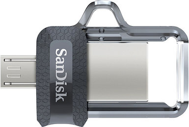 USB Flash SanDisk Ultra Dual M3.0 128GB [SDDD3-128G-G46]