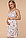 1-НМП 21602 Сорочка женская для беременных и кормящих белый/серый/розовый, фото 6