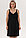 1-НМП 21602 Сорочка женская для беременных и кормящих черный, фото 2