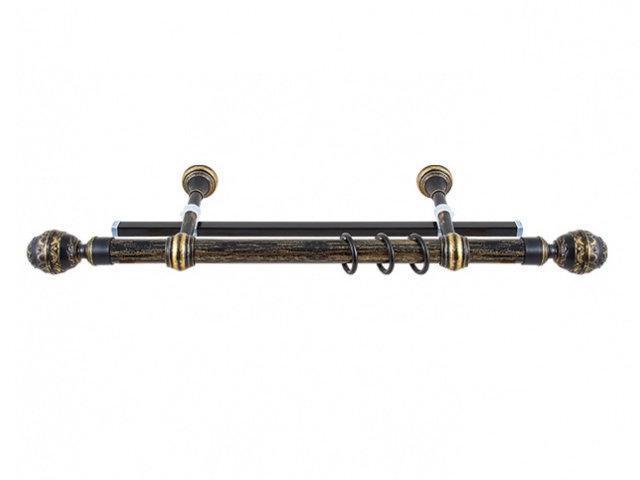 Карниз Legrand Валанс + У-шина 2.4m Black-Gold 58063562