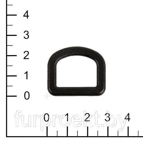 Полукольцо 20мм H 2006 черн.